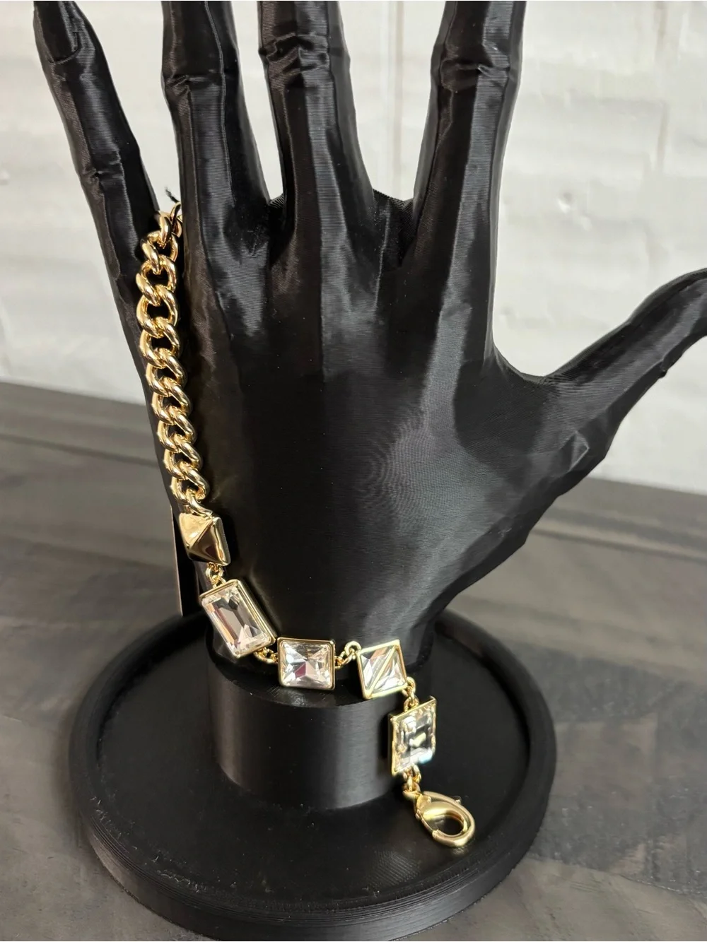AllSaints Geometric Crystal Bracelet